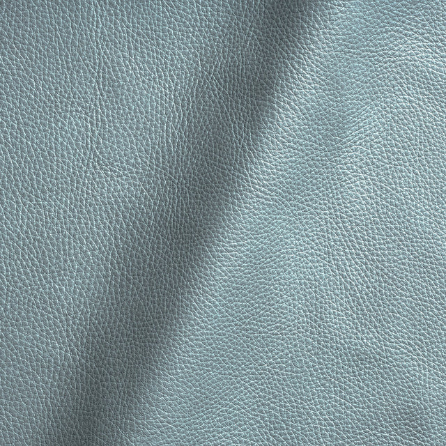 Moscato Italian Baby Blue Aniline Dyed Soft Top Grain Performance Cow Leather Hide with Protective Topcoat