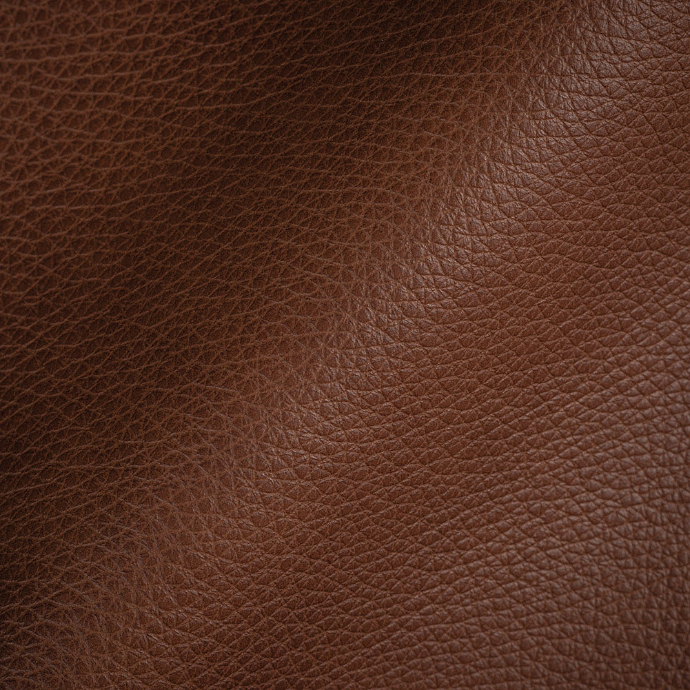 Moscato Italian Cognac Aniline Dyed Soft Top Grain Performance Cow Leather Hide with Protective Topcoat
