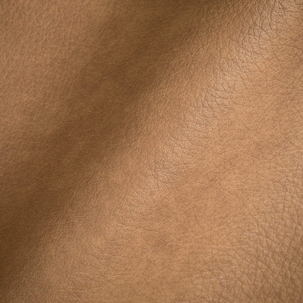 Moscato Italian Oatmeal Aniline Dyed Soft Top Grain Performance Cow Leather Hide with Protective Topcoat