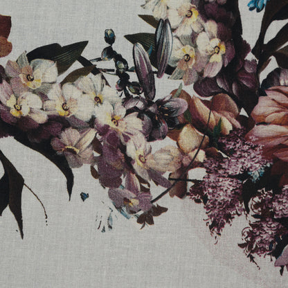 Cotton Voile Panel - Floral Band - Hera's Offering Print - Mood Exclusive Gaia Collection