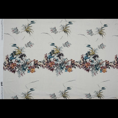 Cotton Voile Panel - Floral Band - Hera's Offering Print - Mood Exclusive Gaia Collection