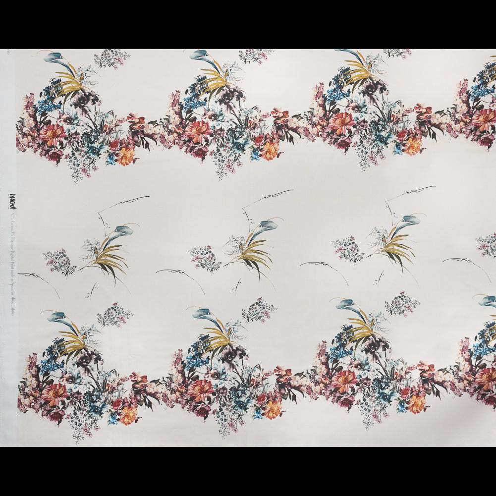 Stretch Cotton Sateen Panel - - Hera's Offering Print - Mood Exclusive Gaia Collection - Full