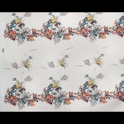 Stretch Cotton Sateen Panel - - Hera's Offering Print - Mood Exclusive Gaia Collection