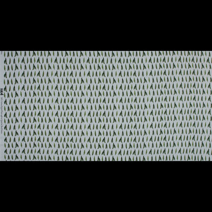 Cotton Voile - White and Green Pea Pods - January Peas Print - Mood Exclusive Aloha Collection