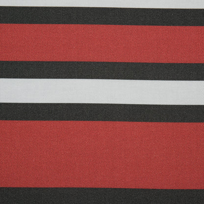 Stretch Cotton Sateen - Red and White Stripes - Mood Exclusive Aina Stripe Print