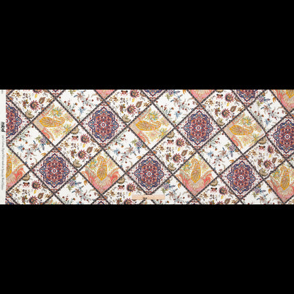 Cotton Voile - Floral Patchwork - Ardent Love Print - Mood Exclusive Kenko Collection