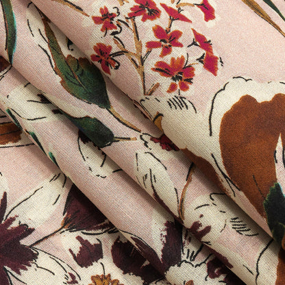 Cotton Voile - Pink Floral - Primavera Print - Mood Exclusive Viso Collection