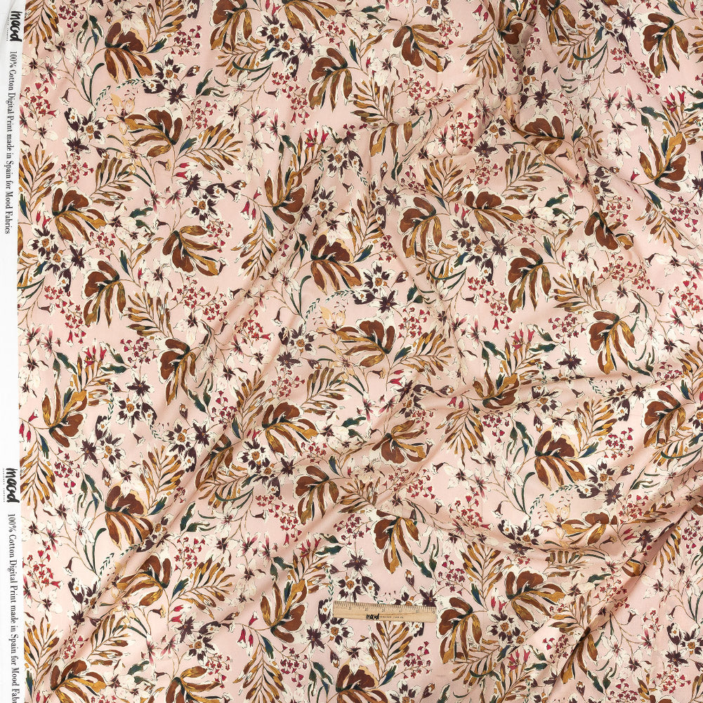 Cotton Voile - Pink Floral - Primavera Print - Mood Exclusive Viso Collection - Full