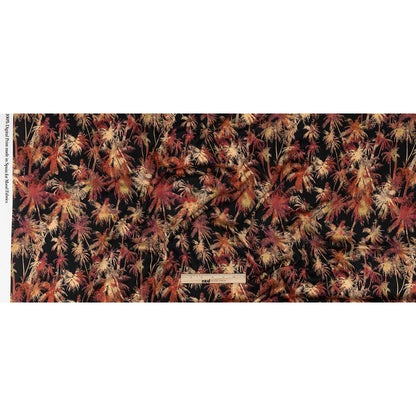 Rayon Challis - Black and Pink Palm Trees - Pindorama Print - Mood Exclusive Rio Collection