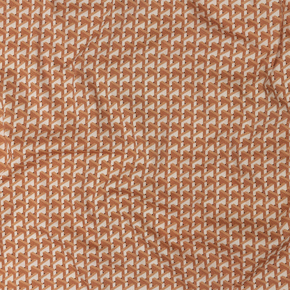 Stretch Cotton Sateen - Melon Geometric - Maloca Print - Mood Exclusive Rio Collection
