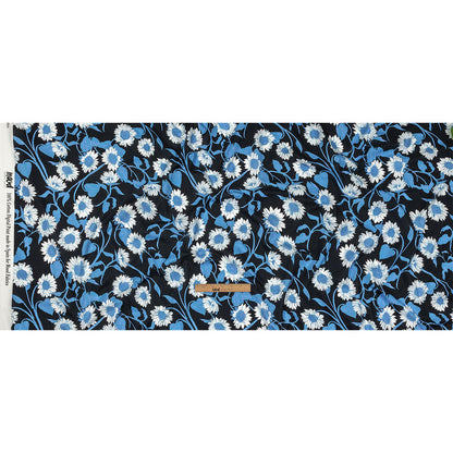 Cotton Voile - Blue Floral - Adore You Print - Mood Exclusive Indigo Collection