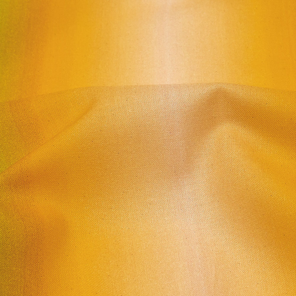 Cotton Voile - Green and Yellow Gradient Stripes - Marmalade Parade Print - Mood Exclusive Citrus Collection - Detail