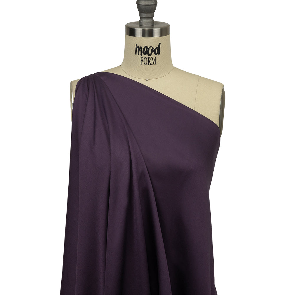 Rayon Challis - Shadow Purple - Mood Exclusive Vivian Collection - Drape
