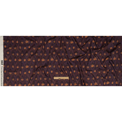Stretch Cotton Sateen - Purple Lanterns - By Lantern Light Print - Mood Exclusive Jack-O-Lantern Collection