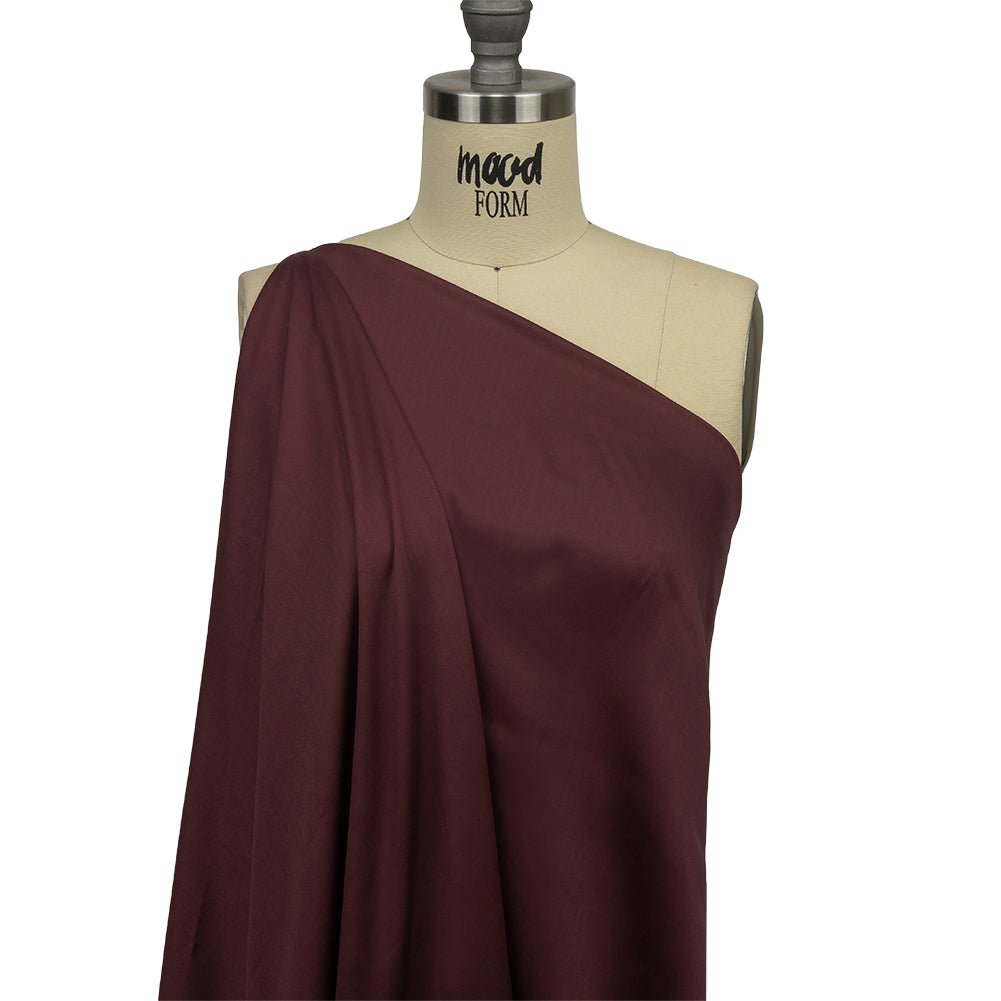 Rayon Challis - Burgundy - Mood Exclusive Vivian Collection - Drape