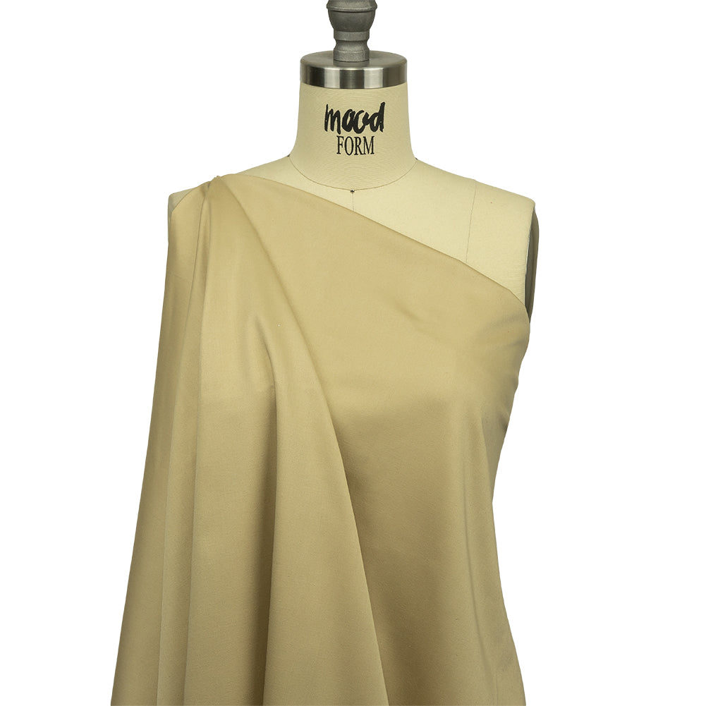 Stretch Cotton Sateen - Pebble - Mood Exclusive Carlos Collection - Drape