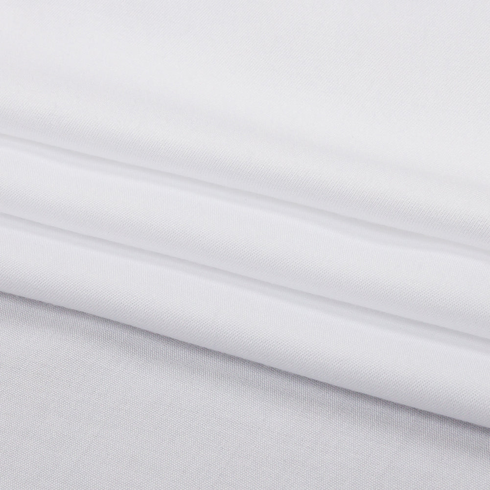 Rayon Challis - White - Mood Exclusive Vivian Collection - Folded