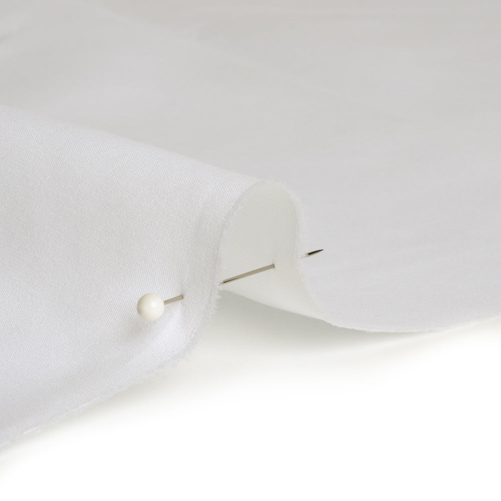 Recycled Polyester Swim Trunk Fabric - White - Mood Exclusive Malibu Collection - Detail