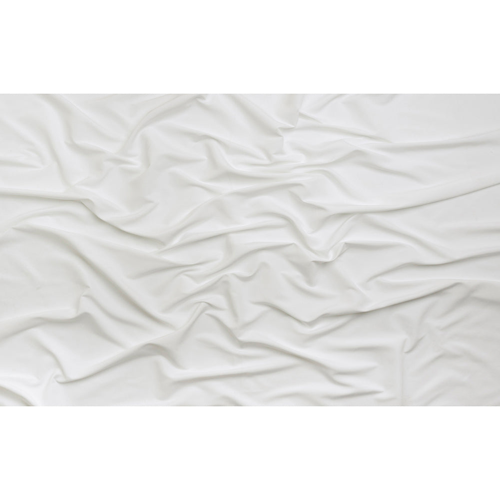 Recycled Polyester Swim Trunk Fabric - White - Mood Exclusive Malibu Collection - Full