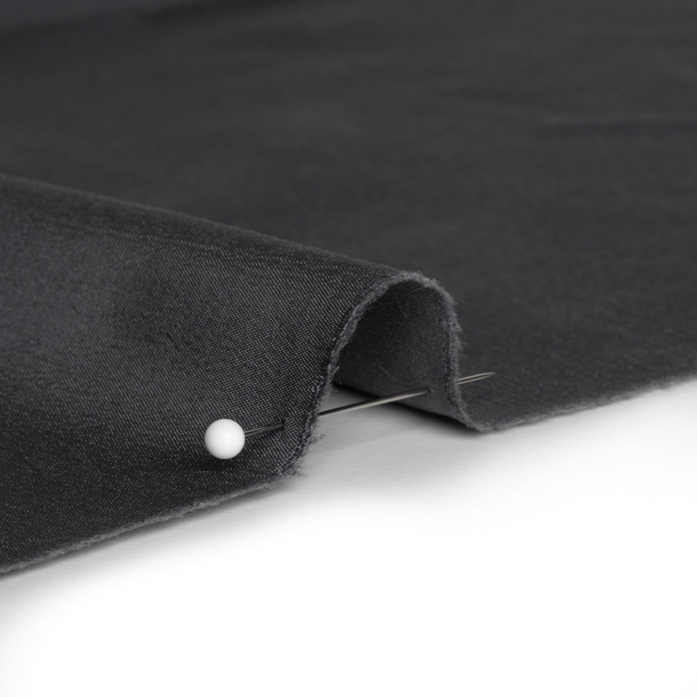 Recycled Polyester Swim Trunk Fabric - Anthracite - Mood Exclusive Malibu Collection - Detail