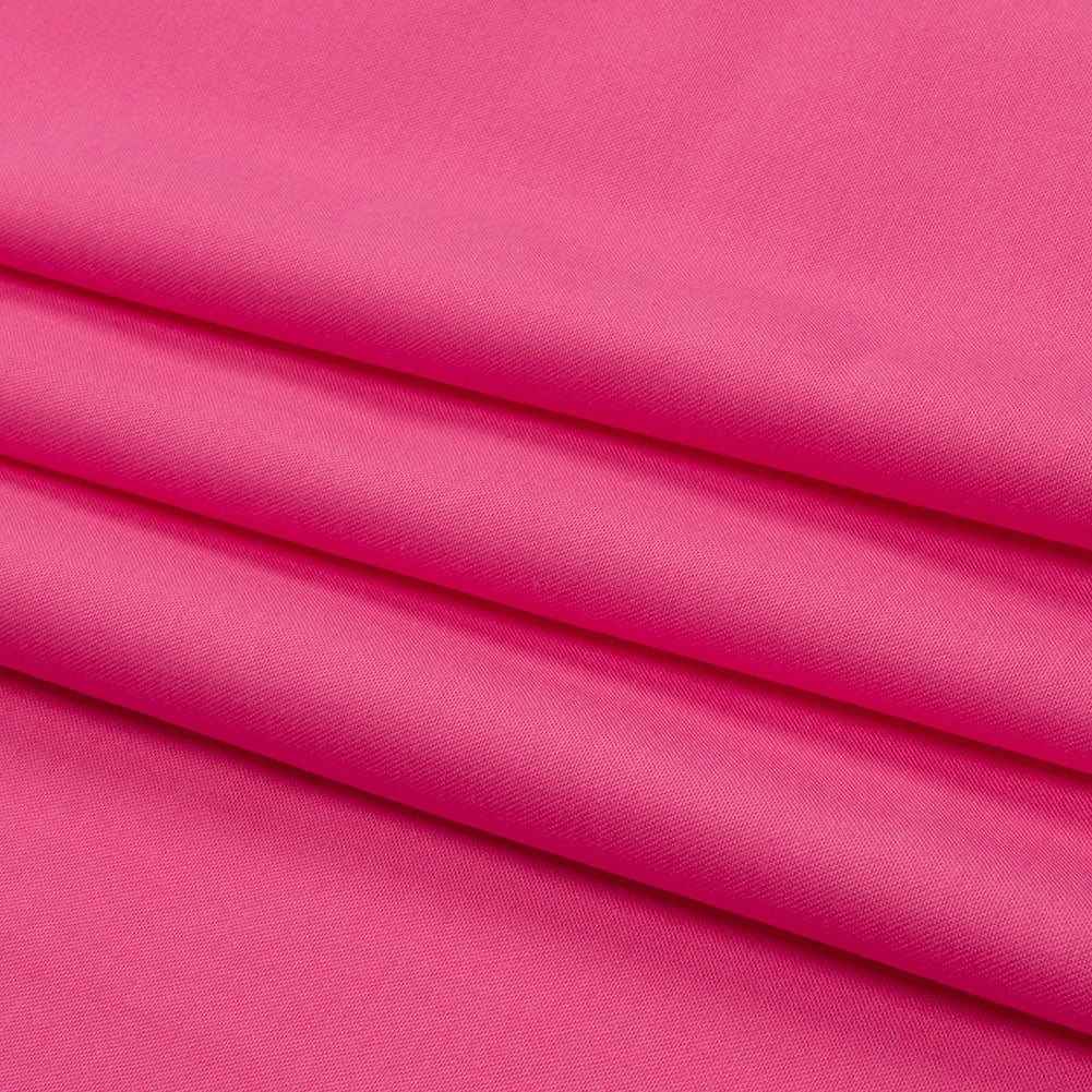Stretch Cotton Sateen - Pink - Mood Exclusive Carlos Collection - Folded
