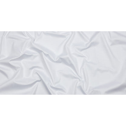 Stretch Cotton Sateen - White - Mood Exclusive Carlos Collection