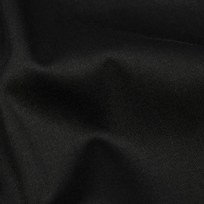 Stretch Cotton Sateen - Black - Mood Exclusive Carlos Collection