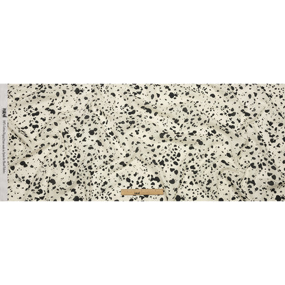 Cotton Voile - Black and White Dalmatian Spots - Fire Dogs Print - Mood Exclusive Metro Collection