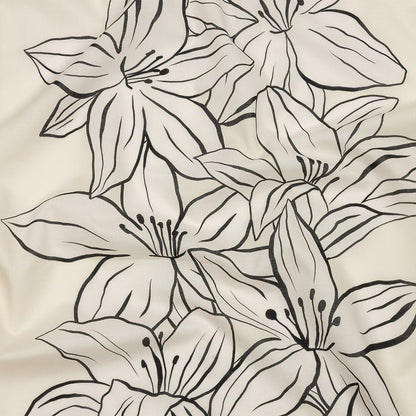 Cotton Voile - White Floral - Central Park Spring Print - Mood Exclusive Metro Collection