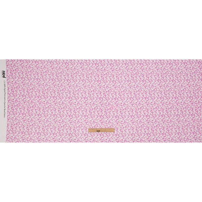 Viscose Georgette - Pink and White Floral - Sunday in the Park Print - Mood Exclusive Secret Garden Collection