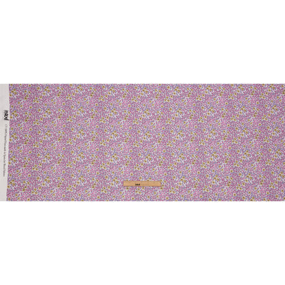Viscose Georgette - Pink and Yellow Floral - Springtime Saunter Print - Mood Exclusive Secret Garden Collection