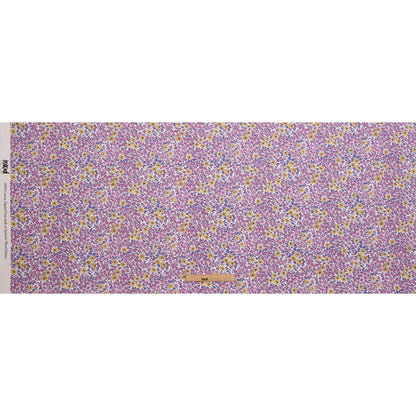 Cotton Poplin - Bigger Pink and Yellow Floral - Springtime Saunter Print - Mood Exclusive Secret Garden Collection