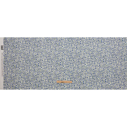 Cotton Poplin - Blue Floral - Botanical Stroll Print - Mood Exclusive Secret Garden Collection