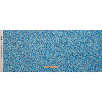 Cotton Voile - Blue Floral - Titania's Dream Print - Mood Exclusive Secret Garden Collection