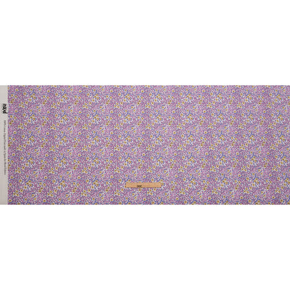 Cotton Voile - Pink and Yellow Floral - Springtime Saunter Print - Mood Exclusive Secret Garden Collection