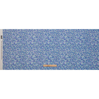 Cotton Voile - Blue Floral - Strawberry Fields Print - Mood Exclusive Secret Garden Collection