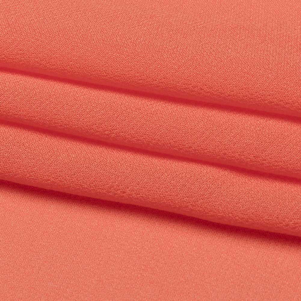 Viscose Georgette - Persimmon - Mood Exclusive Elodie Collection - Folded