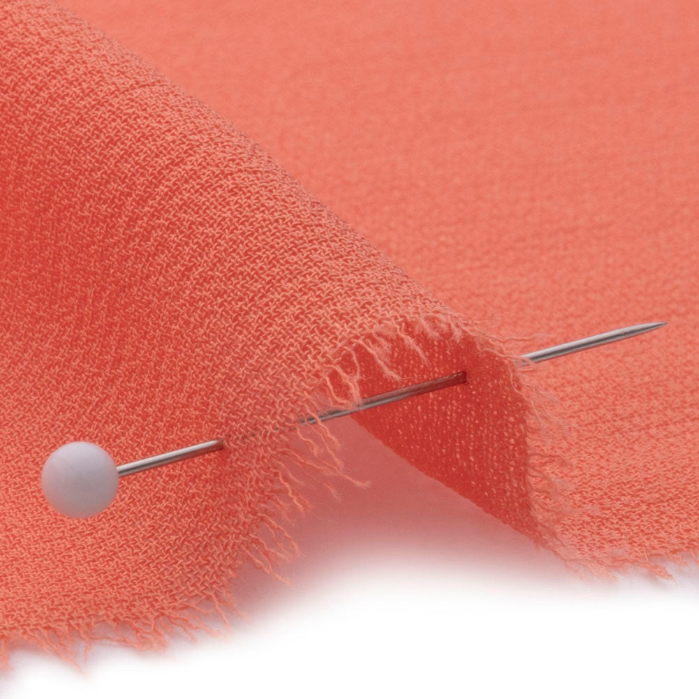 Viscose Georgette - Persimmon - Mood Exclusive Elodie Collection - Detail