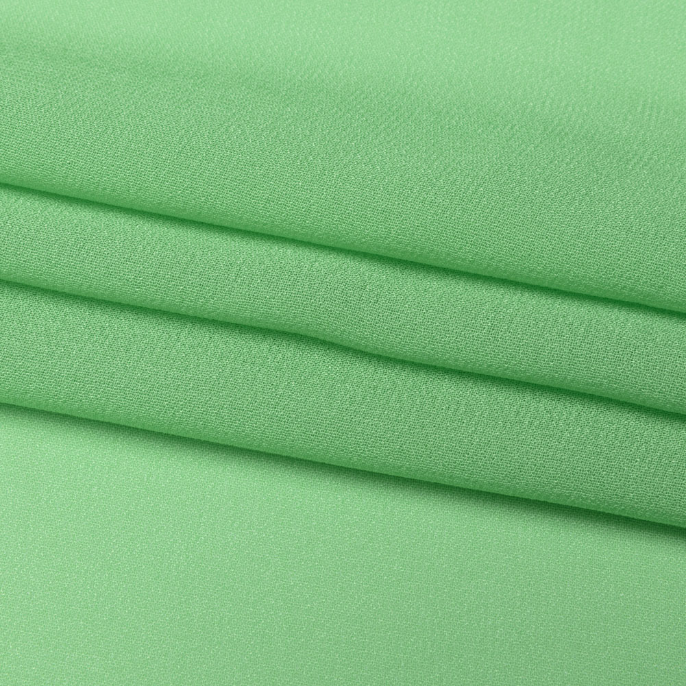 Viscose Georgette - Summer Green - Mood Exclusive Elodie Collection - Folded