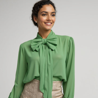 Viscose Georgette - Summer Green - Mood Exclusive Elodie Collection