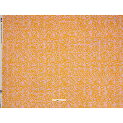 Cotton Voile - Pink and Orange Animal Stripes - Saffron River Print - Mood Exclusive Gisele Collection