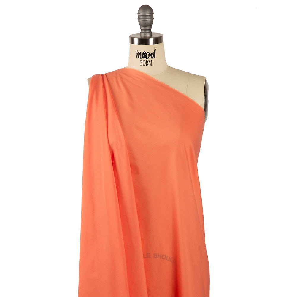 Cotton Voile - Persimmon - Mood Exclusive Farley Collection - Drape