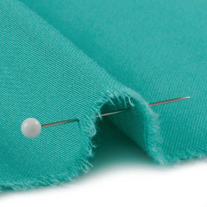 Stretch Cotton Sateen - Turquoise - Mood Exclusive Carlos Collection