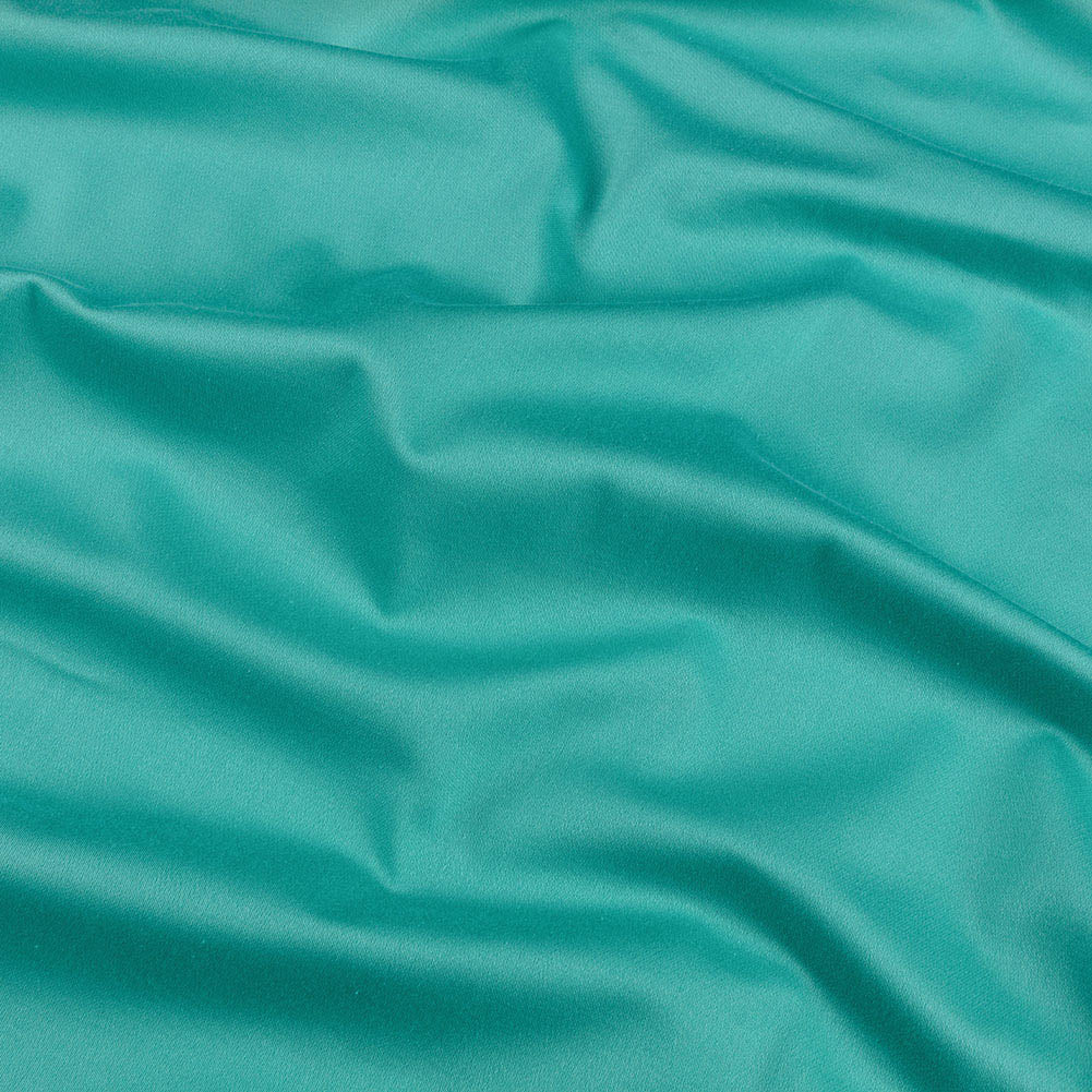 Stretch Cotton Sateen - Turquoise - Mood Exclusive Carlos Collection
