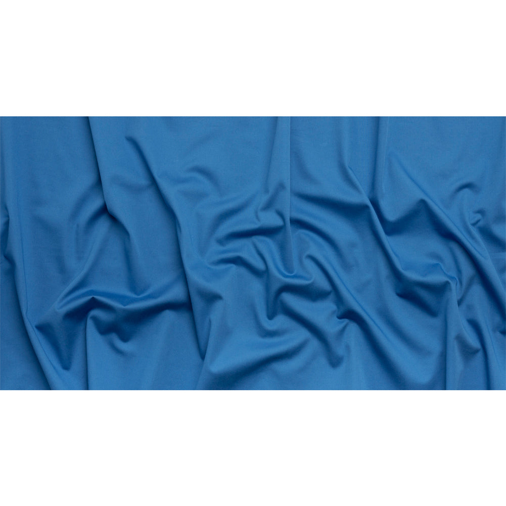 Stretch Cotton Sateen - Blue - Mood Exclusive Carlos Collection - Full
