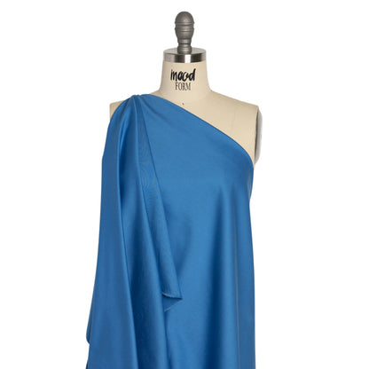 Stretch Cotton Sateen - Blue - Mood Exclusive Carlos Collection