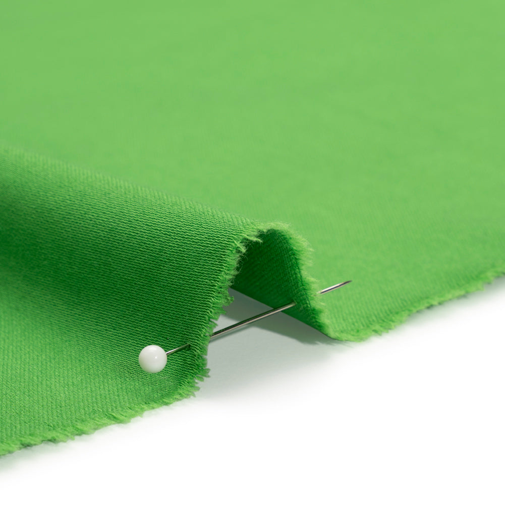 Stretch Cotton Sateen - Green - Mood Exclusive Carlos Collection - Detail