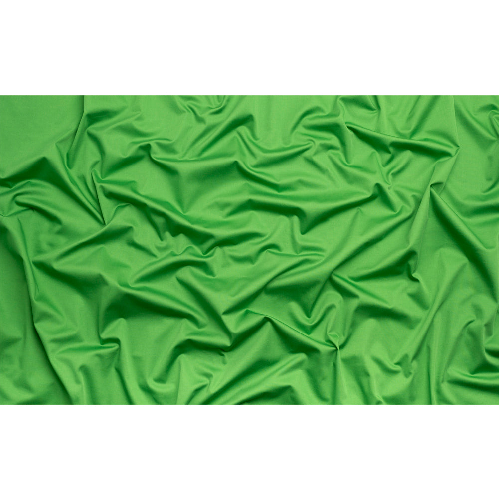 Stretch Cotton Sateen - Green - Mood Exclusive Carlos Collection - Full