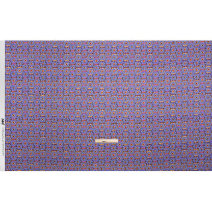 Luxe Polyester Crepe - Purple Honeycomb Florals - Mood Exclusive Bloom Honey Bloom Print