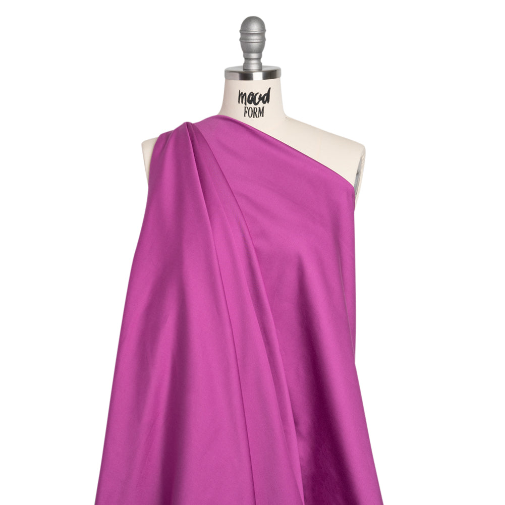 Stretch Cotton Sateen - Royal Purple - Mood Exclusive Carlos Collection - Drape
